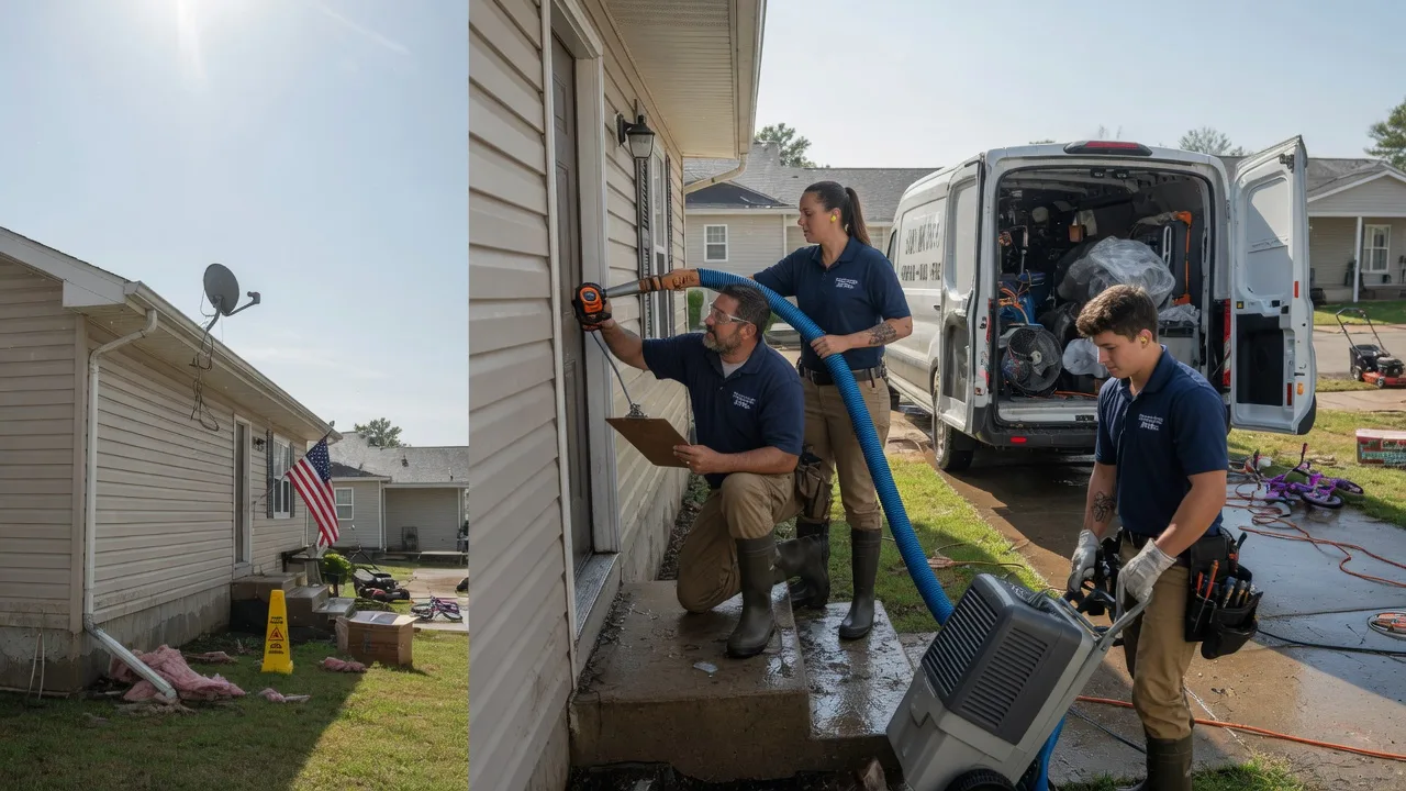 Ceiling Water Damage Restoration in Novi, MI near me